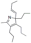 2-((E)-BUT-1-ENYL)-5-METHYL-2,3,4-TRIPROPYL-2H-PYRROLE Struktur
