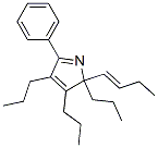 2-((E)-BUT-1-ENYL)-5-PHENYL-2,3,4-TRIPROPYL-2H-PYRROLE Struktur