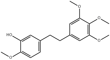 PHENOL, 2-METHOXY-5-[2-(3,4,5-TRIMETHOXYPHENYL)ETHYL]- Structure