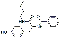 N-benzoyltyrosine butylamide 结构式
