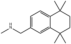 N,5,5,8,8-PENTAMETHYL-(5,6,7,8-TETRAHYDRONAPHTH-2-YLMETHYL)AMINE Structure