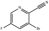 3-Bromo-5-fluoropyridine-2-carbonitrile Structure