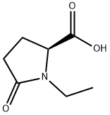 (S)-1-乙基-5-氧代吡咯烷-2-羧酸 结构式