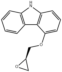 (R)-(-)-4-(2,3-EPOXYPROPOXY)CARBAZOLE, 95093-96-2, 结构式