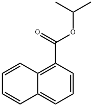1-Naphthalenecarboxylic acid, 1-Methylethyl ester 结构式