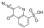8-Quinolinesulfonic  acid,  3-diazo-3,4-dihydro-4-oxo- 结构式