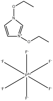1,3-二乙氧基咪唑六氟磷酸盐, 951020-87-4, 结构式