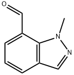 1-甲基-1H-吲唑-7-甲醛,951030-58-3,结构式