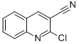 2-クロロキノリン-3-カルボニトリル 化学構造式