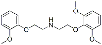 N-[2-(2,6-Dimethoxyphenoxy)ethyl]-2-(2-methoxyphenoxy)ethanamine Structure