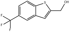 [5-(trifluoromethyl)-1-benzothiophen-2-yl]methanol Structure
