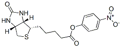 1H-Thieno(3,4-d)imidazole-4-pentanoic acid, hexahydro-2-oxo-, 4-nitrop henyl ester, (3aS,4S,6aR)- Struktur