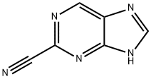 1H-Purine-2-carbonitrile (9CI) 结构式