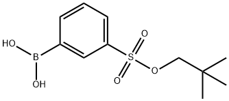 3-(Neopentyloxysulfonyl)phenylboronic acid Structure