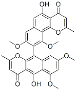 5-Hydroxy-10-(5-hydroxy-8,10-dimethoxy-2-methyl-4-oxo-4H-naphtho[1,2-b]pyran-9-yl)-6,8-dimethoxy-2-methyl-4H-naphtho[2,3-b]pyran-4-one Structure