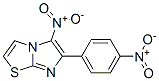 5-nitro-6-(4-nitrophenyl)imidazo(2,1-b)thiazole Structure
