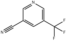 5-(トリフルオロメチル)ピリジン-3-カルボニトリル 化学構造式