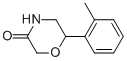 6-邻甲苯基吗啉-3-酮, 951627-11-5, 结构式
