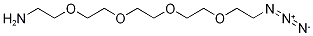 O-(2-AMinoethyl)-O'-(2-azidoethyl)triethylene Glycol Structure