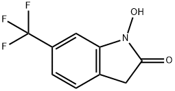 1-ヒドロキシ-6-(トリフルオロメチル)オキシインドリン 化学構造式