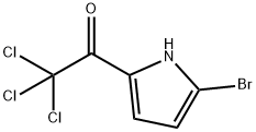 1-(5-BROMO-1H-PYRROL-2-YL)-2,2,2-TRICHLOROETHANONE, 951883-97-9, 结构式