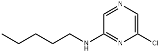 6-クロロ-N-ペンチルピラジン-2-アミン 化学構造式