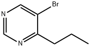 5-ブロモ-4-プロピルピリミジン 化学構造式