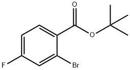 TERT-BUTYL 2-BROMO-4-FLUOROBENZOATE, 951884-50-7, 结构式