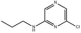 6-クロロ-N-プロピル-2-ピラジンアミン 化学構造式