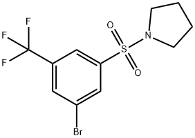 1-(3-Bromo-5-trifluoromethylphenylsulfonyl)pyrrolidine price.