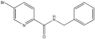 N-benzyl 5-bromopyridine-2-carboxamide Structure