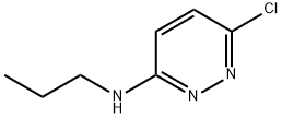 6-クロロ-N-プロピルピリダジン-3-アミン 化学構造式