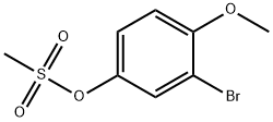 3-Bromo-4-methoxyphenyl methanesulfonate Struktur