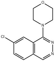 4-(7-クロルオフタラジン-1-イル)モルホリン 化学構造式