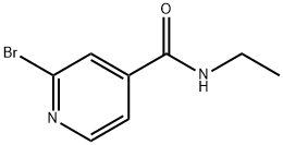 2-ブロモ-N-エチルイソニコチンアミド 化学構造式