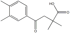 2,2-Dimethyl-4-(3,4-dimethylphenyl)-4-oxobutyric acid Structure