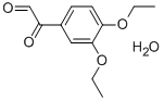 (3,4-DIETHOXYPHENYL)(OXO)ACETALDEHYDE HYDRATE Structure