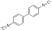4,4′-ジイソシアノビフェニル 化学構造式