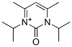 Pyrimidinium,  4,6-dimethyl-1,3-bis(1-methylethyl)-2-oxo- Structure