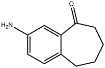 3-氨基-6,7,8,9-四氢-5H-苯并[7]环庚烯-5-酮 结构式