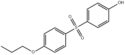 4-(4-Propoxyphenylsulfonyl)phenol 结构式