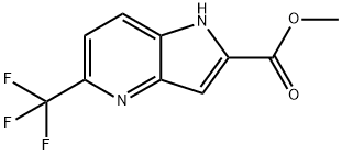 METHYL 5-(TRIFLUOROMETHYL)-1H-PYRROLO[3,2-B]PYRIDINE-2-CARBOXYLATE Structure