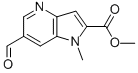 METHYL 6-FORMYL-1-METHYL-1H-PYRROLO[3,2-B]PYRIDINE-2-CARBOXYLATE Structure