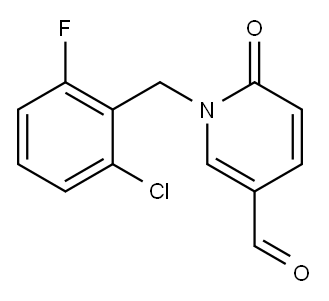 1-(2-chloro-6-fluorobenzyl)-6-oxo-1,6-dihydro-3-pyridinecarbaldehyde,952183-37-8,结构式
