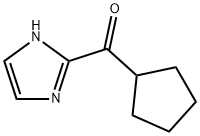 Methanone,  cyclopentyl-1H-imidazol-2-yl- Struktur