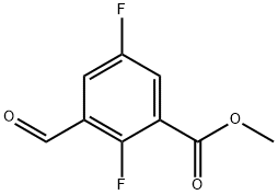 BENZOIC ACID, 2,5-DIFLUORO-3-FORMYL-, METHYL ESTER|2,5-二氟-3-甲酰基苯甲酸甲酯