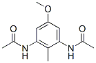 Acetamide,  N,N-(5-methoxy-2-methyl-1,3-phenylene)bis- Structure