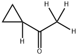 CYCLOPROPYL-1-D1 METHYL-D3 KETONE Struktur