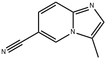 IMidazo[1,2-a]pyridine-6-carbonitrile, 3-Methyl-, 952511-46-5, 结构式