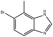 5-溴-4-甲基-1H-苯并[D]咪唑, 952511-48-7, 结构式